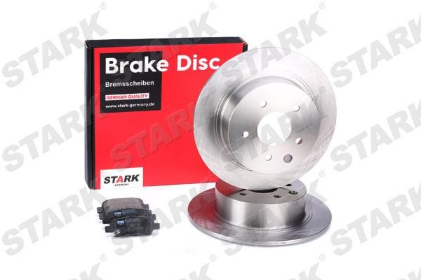 Stark SKBK-1090279 Brake discs with pads rear non-ventilated, set SKBK1090279