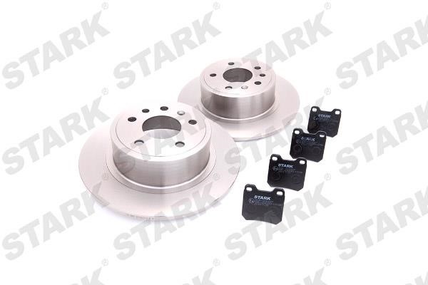 Stark SKBK-1090106 Brake discs with pads rear non-ventilated, set SKBK1090106