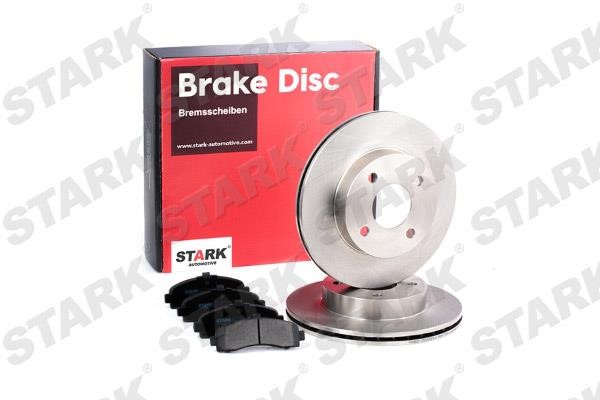 Stark SKBK-1090260 Front ventilated brake discs with pads, set SKBK1090260