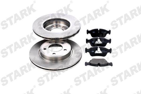 Stark SKBK-1090131 Front ventilated brake discs with pads, set SKBK1090131