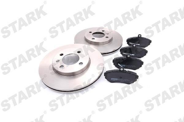 Stark SKBK-1090096 Front ventilated brake discs with pads, set SKBK1090096