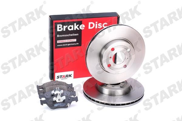Stark SKBK-1090236 Front ventilated brake discs with pads, set SKBK1090236