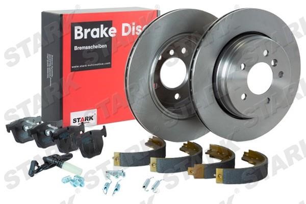 Stark SKBK-1090383 Rear ventilated brake discs with pads, set SKBK1090383