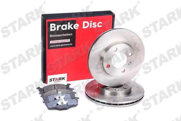 Stark SKBK-1090186 Front ventilated brake discs with pads, set SKBK1090186