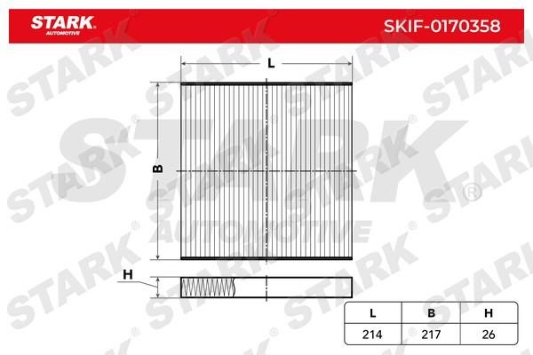 Stark SKIF-0170358 Filter, interior air SKIF0170358