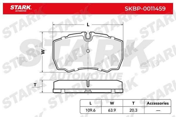 Stark SKBP-0011459 Brake Pad Set, disc brake SKBP0011459