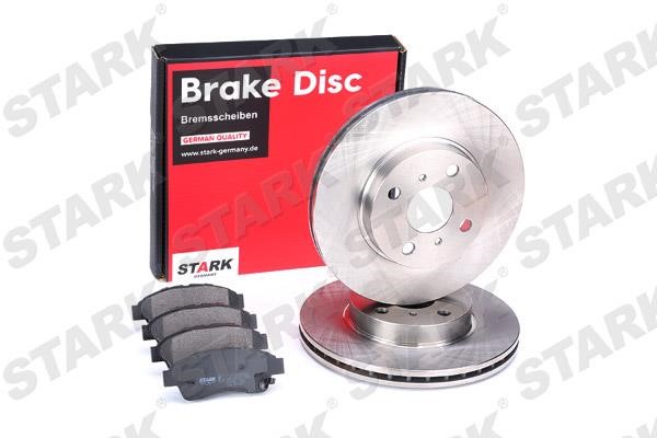 Stark SKBK-1090261 Front ventilated brake discs with pads, set SKBK1090261