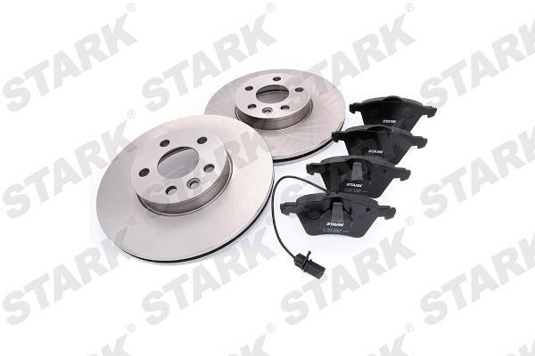 Stark SKBK-1090082 Front ventilated brake discs with pads, set SKBK1090082