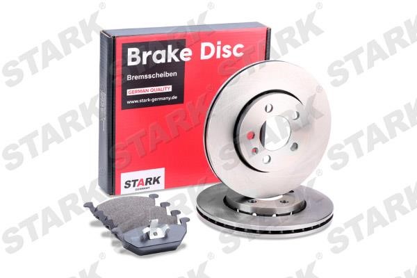 Stark SKBK-1090287 Front ventilated brake discs with pads, set SKBK1090287