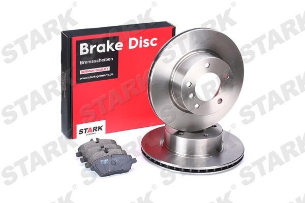 Stark SKBK-1090211 Front ventilated brake discs with pads, set SKBK1090211