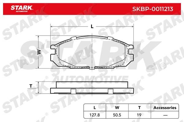 Stark SKBP-0011213 Brake Pad Set, disc brake SKBP0011213