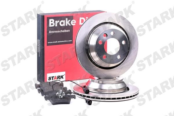 Stark SKBK-1090369 Rear ventilated brake discs with pads, set SKBK1090369