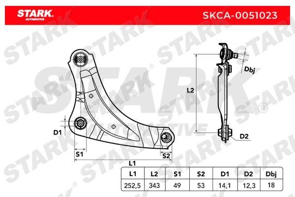 Stark SKCA-0051023 Track Control Arm SKCA0051023