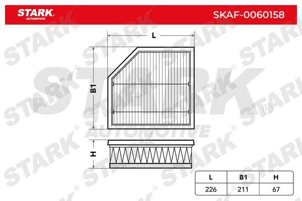 Air filter Stark SKAF-0060158