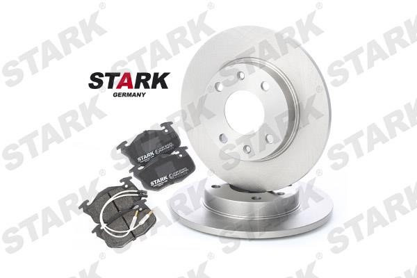 Stark SKBK-1090050 Brake discs with pads front non-ventilated, set SKBK1090050