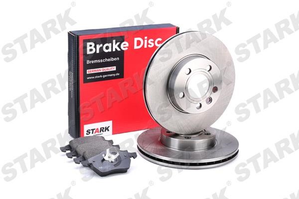 Stark SKBK-1090334 Front ventilated brake discs with pads, set SKBK1090334