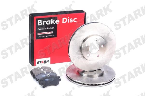 Stark SKBK-1090210 Front ventilated brake discs with pads, set SKBK1090210