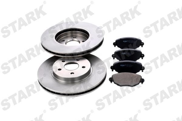 Stark SKBK-1090058 Front ventilated brake discs with pads, set SKBK1090058