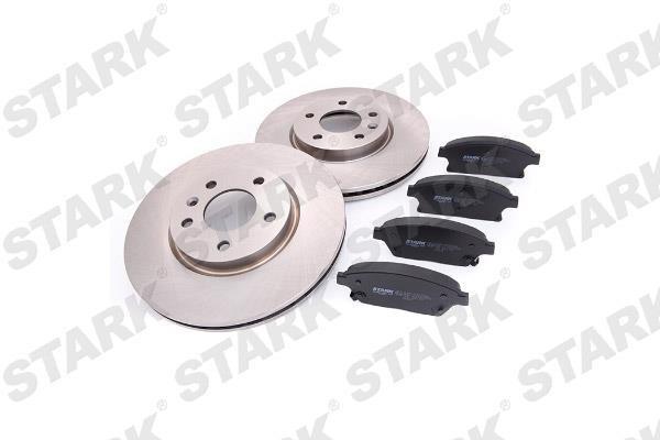 Stark SKBK-1090074 Front ventilated brake discs with pads, set SKBK1090074