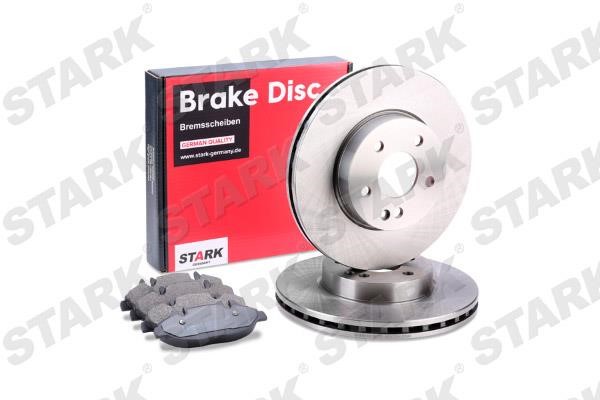 Stark SKBK-1090135 Front ventilated brake discs with pads, set SKBK1090135