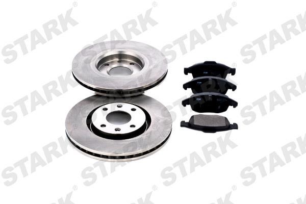Stark SKBK-1090239 Front ventilated brake discs with pads, set SKBK1090239