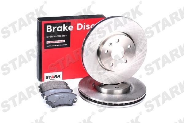Stark SKBK-1090283 Front ventilated brake discs with pads, set SKBK1090283