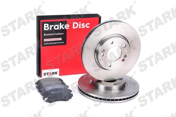 Stark SKBK-1090278 Front ventilated brake discs with pads, set SKBK1090278