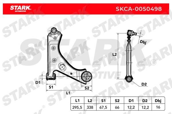 Stark SKCA-0050498 Track Control Arm SKCA0050498