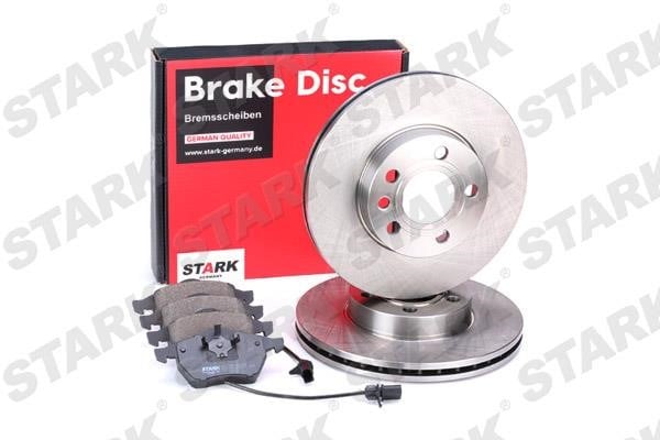Stark SKBK-1090025 Front ventilated brake discs with pads, set SKBK1090025