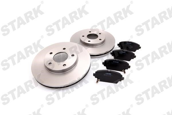 Stark SKBK-1090163 Front ventilated brake discs with pads, set SKBK1090163