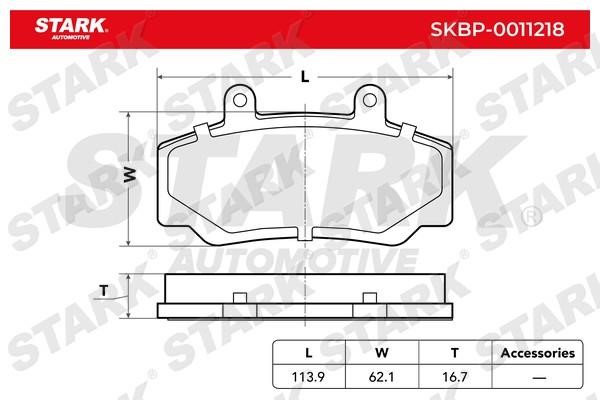 Stark SKBP-0011218 Brake Pad Set, disc brake SKBP0011218