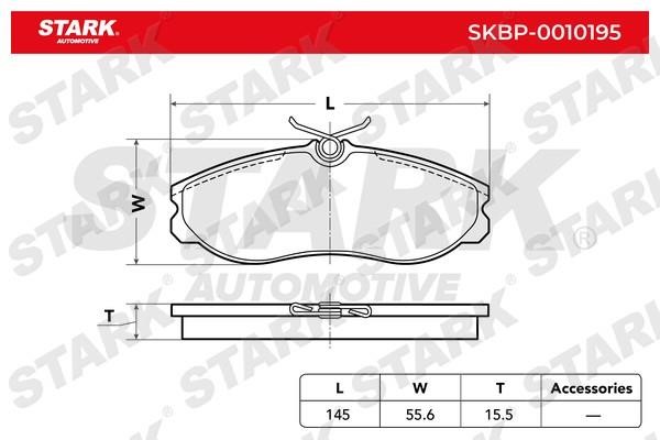 Stark SKBP-0010195 Brake Pad Set, disc brake SKBP0010195