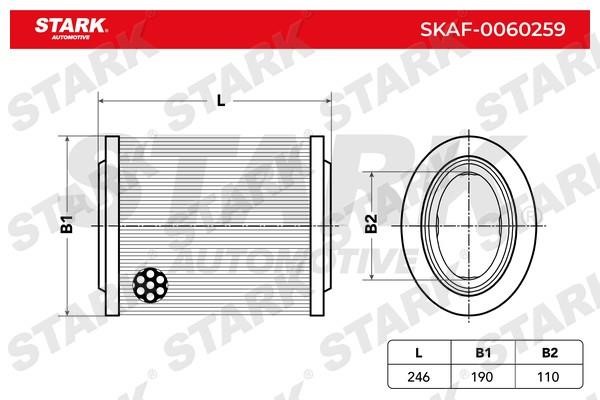 Stark SKAF-0060259 Air filter SKAF0060259