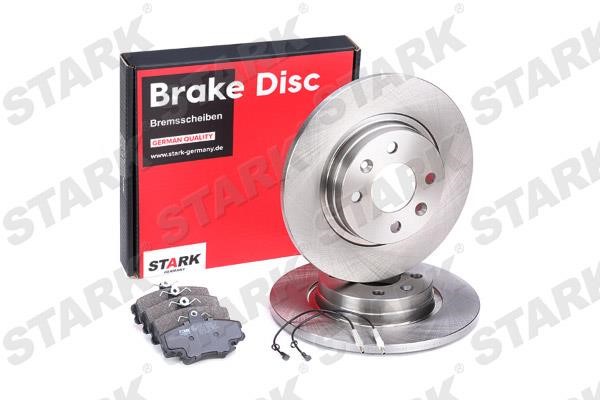 Stark SKBK-1090124 Brake discs with pads front non-ventilated, set SKBK1090124