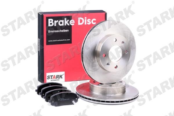 Stark SKBK-1090086 Front ventilated brake discs with pads, set SKBK1090086
