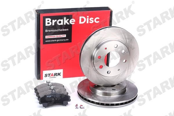 Stark SKBK-1090084 Front ventilated brake discs with pads, set SKBK1090084
