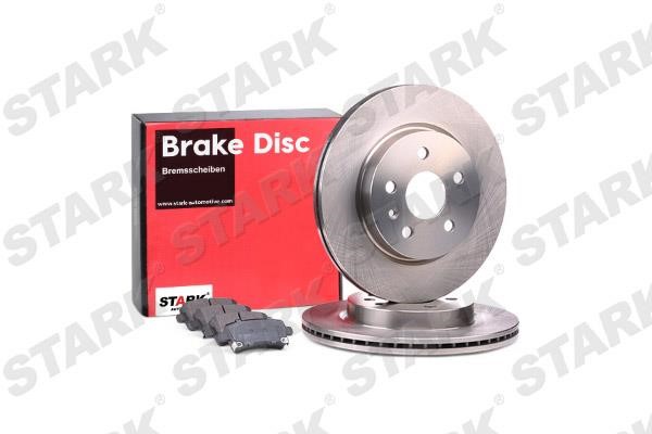Stark SKBK-1090174 Rear ventilated brake discs with pads, set SKBK1090174