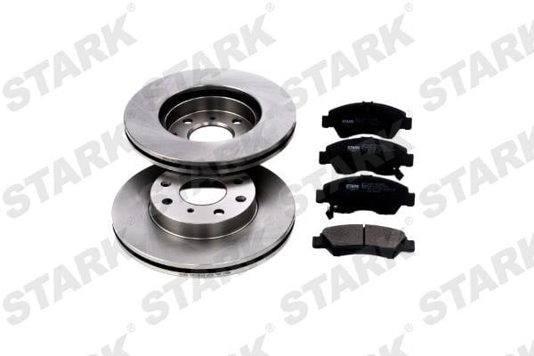 Stark SKBK-1090149 Front ventilated brake discs with pads, set SKBK1090149