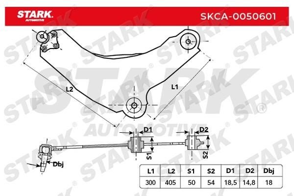 Stark SKCA-0050601 Track Control Arm SKCA0050601