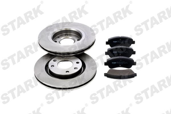 Stark SKBK-1090013 Front ventilated brake discs with pads, set SKBK1090013