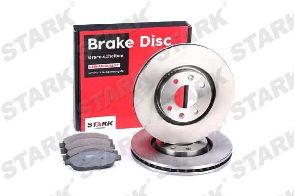 Stark SKBK-1090242 Front ventilated brake discs with pads, set SKBK1090242