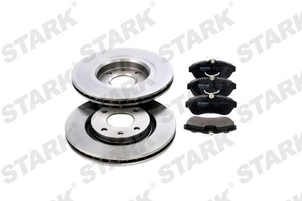 Stark SKBK-1090190 Front ventilated brake discs with pads, set SKBK1090190