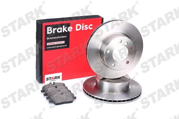 Stark SKBK-1090217 Front ventilated brake discs with pads, set SKBK1090217