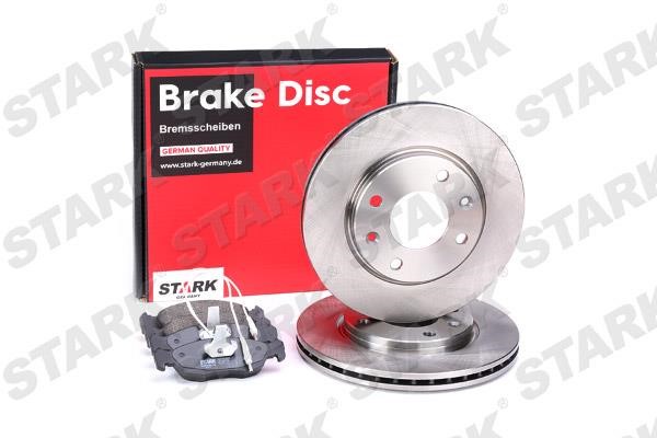 Stark SKBK-1090282 Front ventilated brake discs with pads, set SKBK1090282