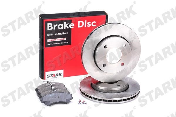 Stark SKBK-1090230 Front ventilated brake discs with pads, set SKBK1090230