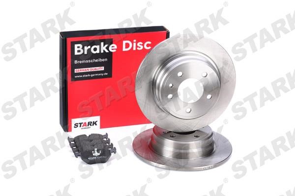 Stark SKBK-1090221 Brake discs with pads rear non-ventilated, set SKBK1090221