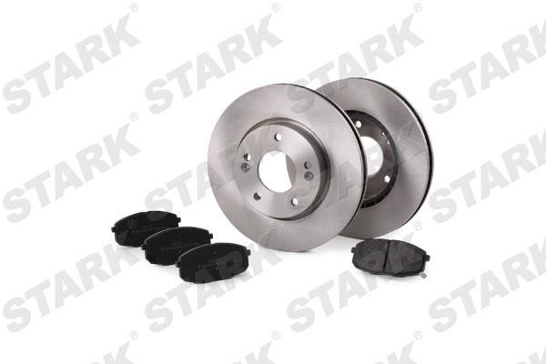 Stark SKBK-1090129 Front ventilated brake discs with pads, set SKBK1090129