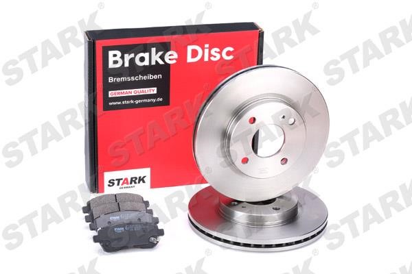 Stark SKBK-1090237 Front ventilated brake discs with pads, set SKBK1090237