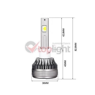 Halogen lamp 12V H3 55W TopLight 507403