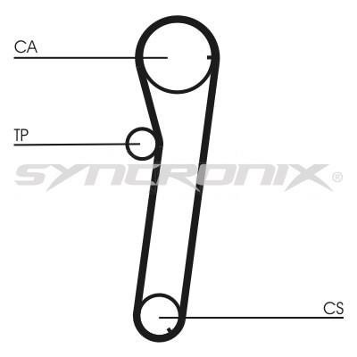 SYNCRONIX SY110740 Timing Belt Kit SY110740